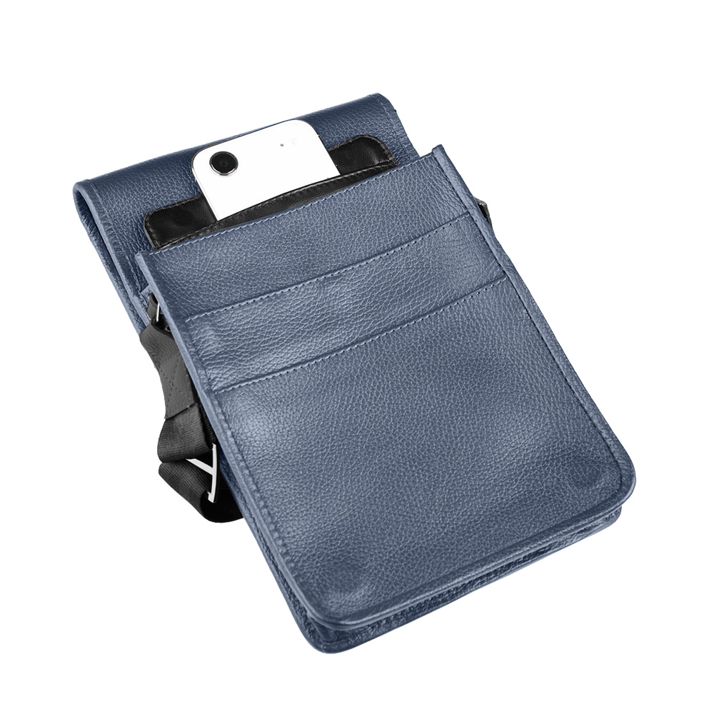 Мини сумка фарадея для гаджетов Faraday Bag DS-2 Blue