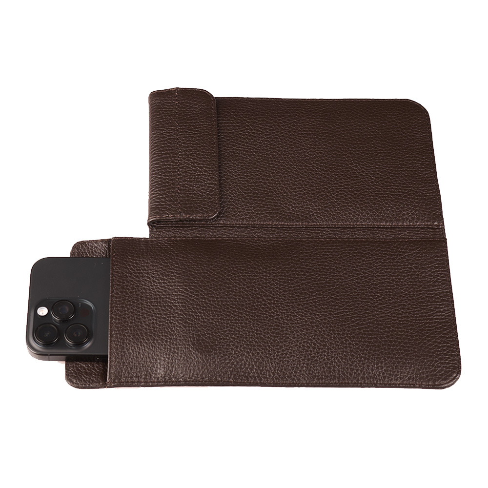 Чехол фарадея на два телефона Faraday Bag P2 Brown