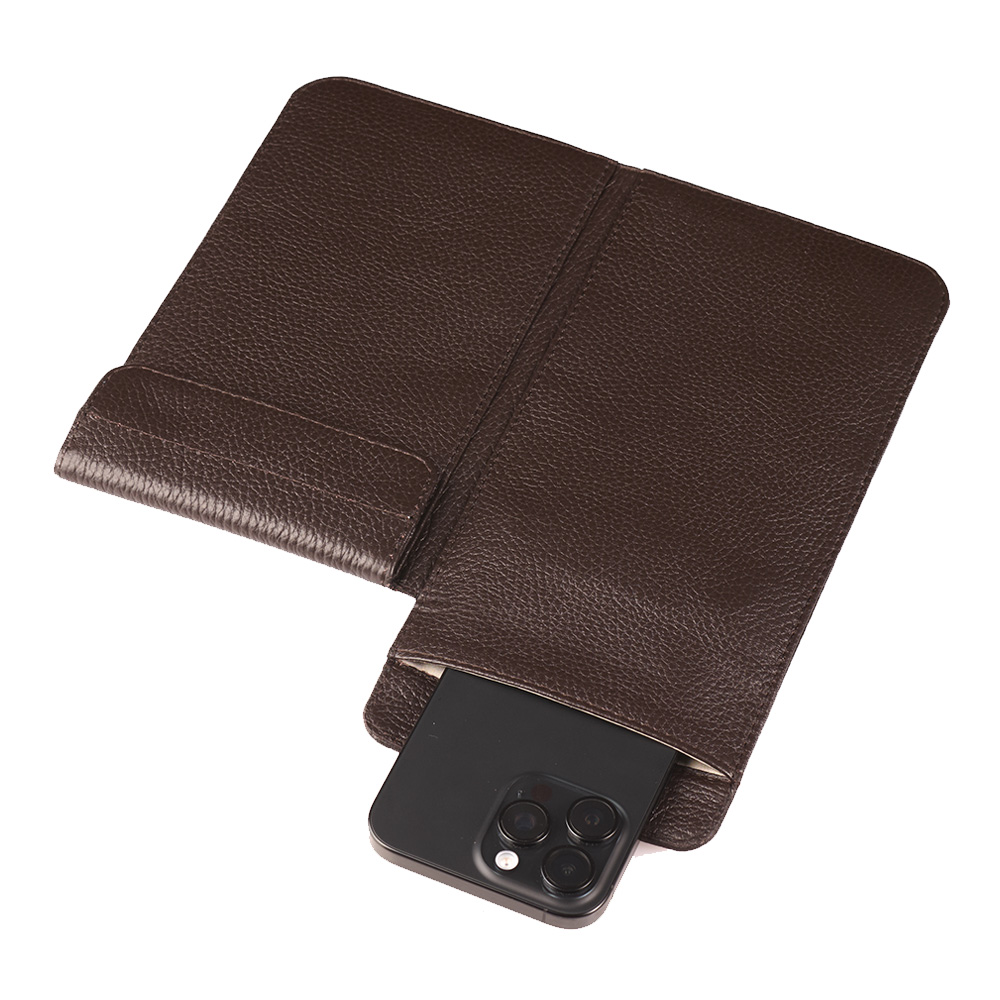 Чехол фарадея на два телефона Faraday Bag P2 Brown