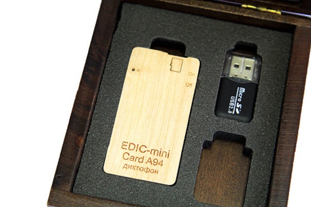Диктофон EDIC-mini Card A94-w