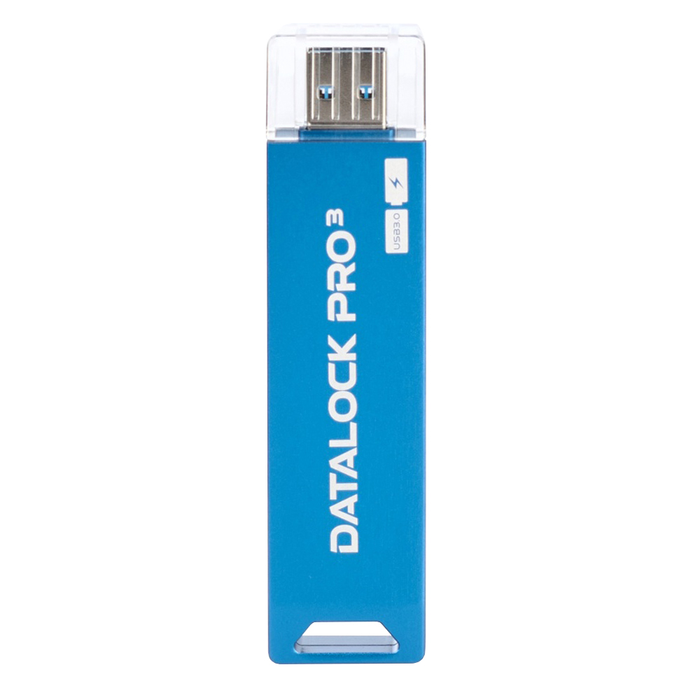 Флешка с пин кодом DataLock PRO3 Blue 128 GB USB 3.0