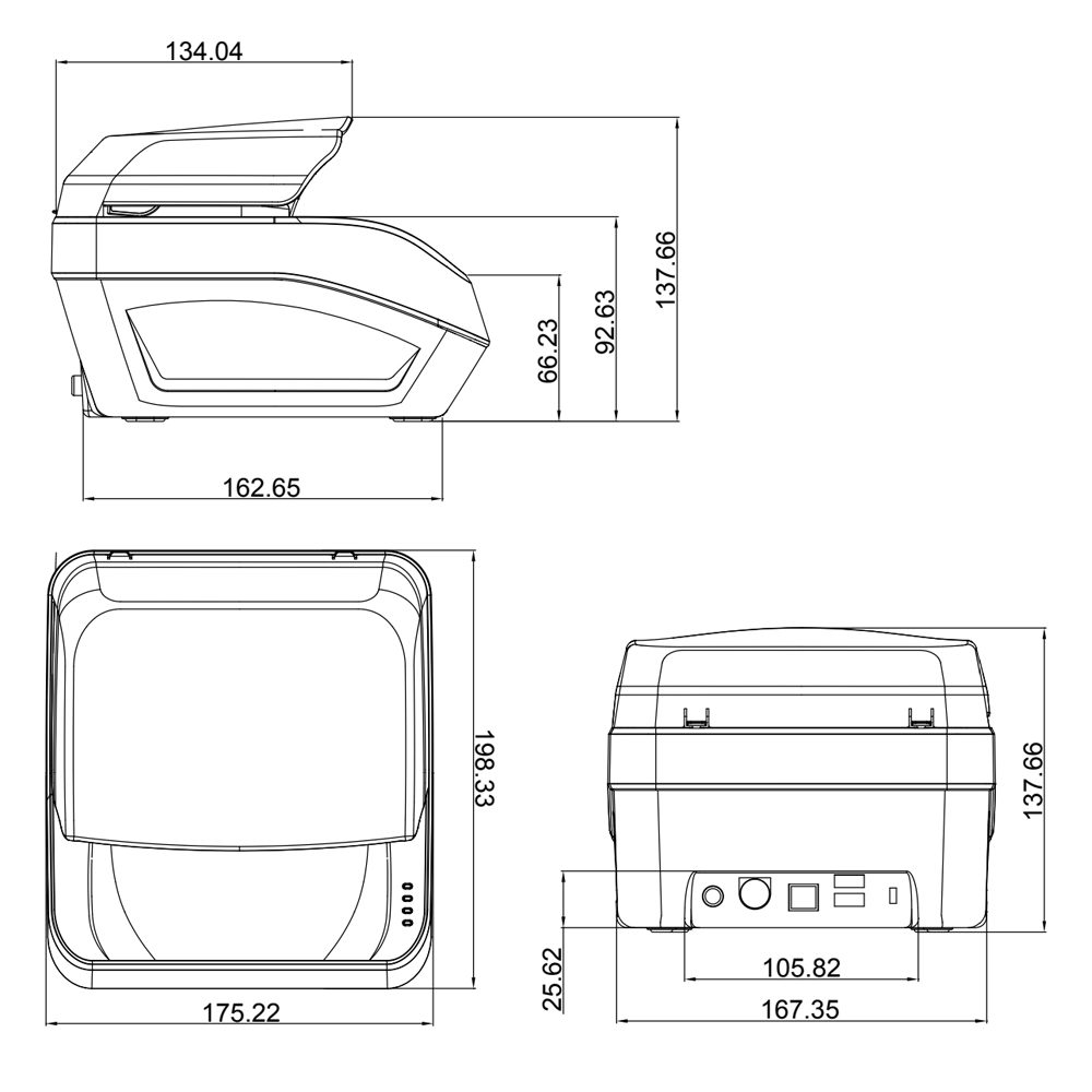 Сканер паспорта ZKTeco USB RS100