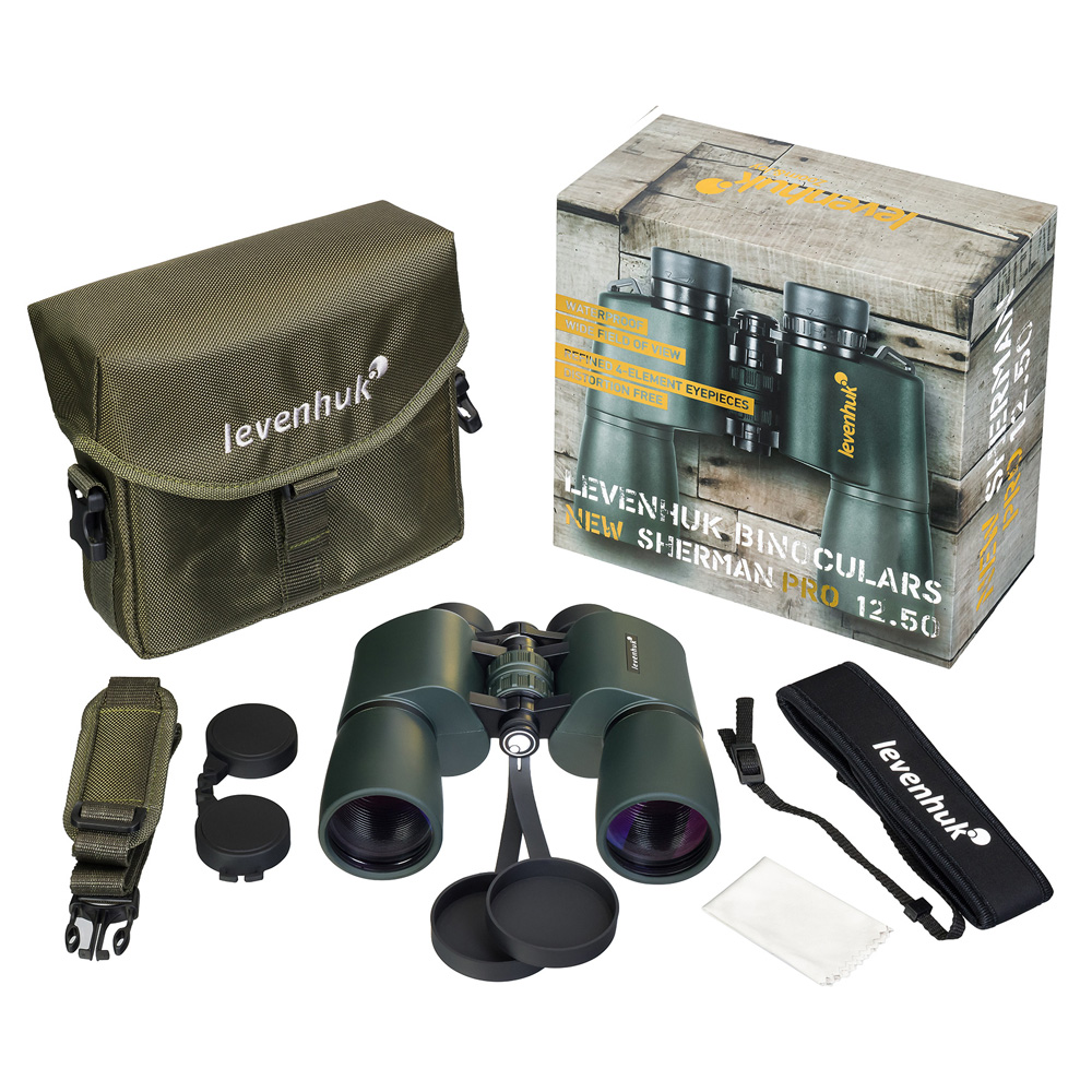 Бинокль Levenhuk New Sherman PRO 12x50