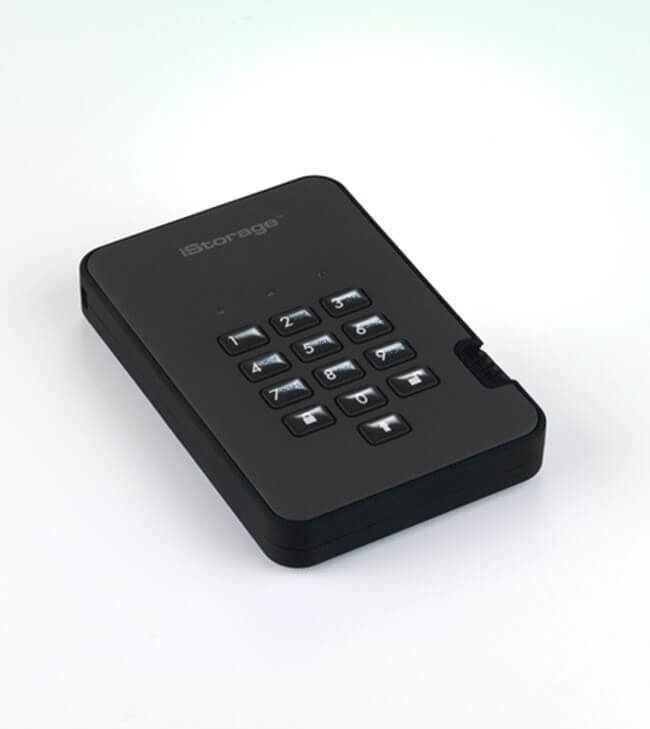 iStorage DiskAshur2 SSD 16TB защищенный флеш-накопитель с аппаратным шифрованием данных, пин-кодом