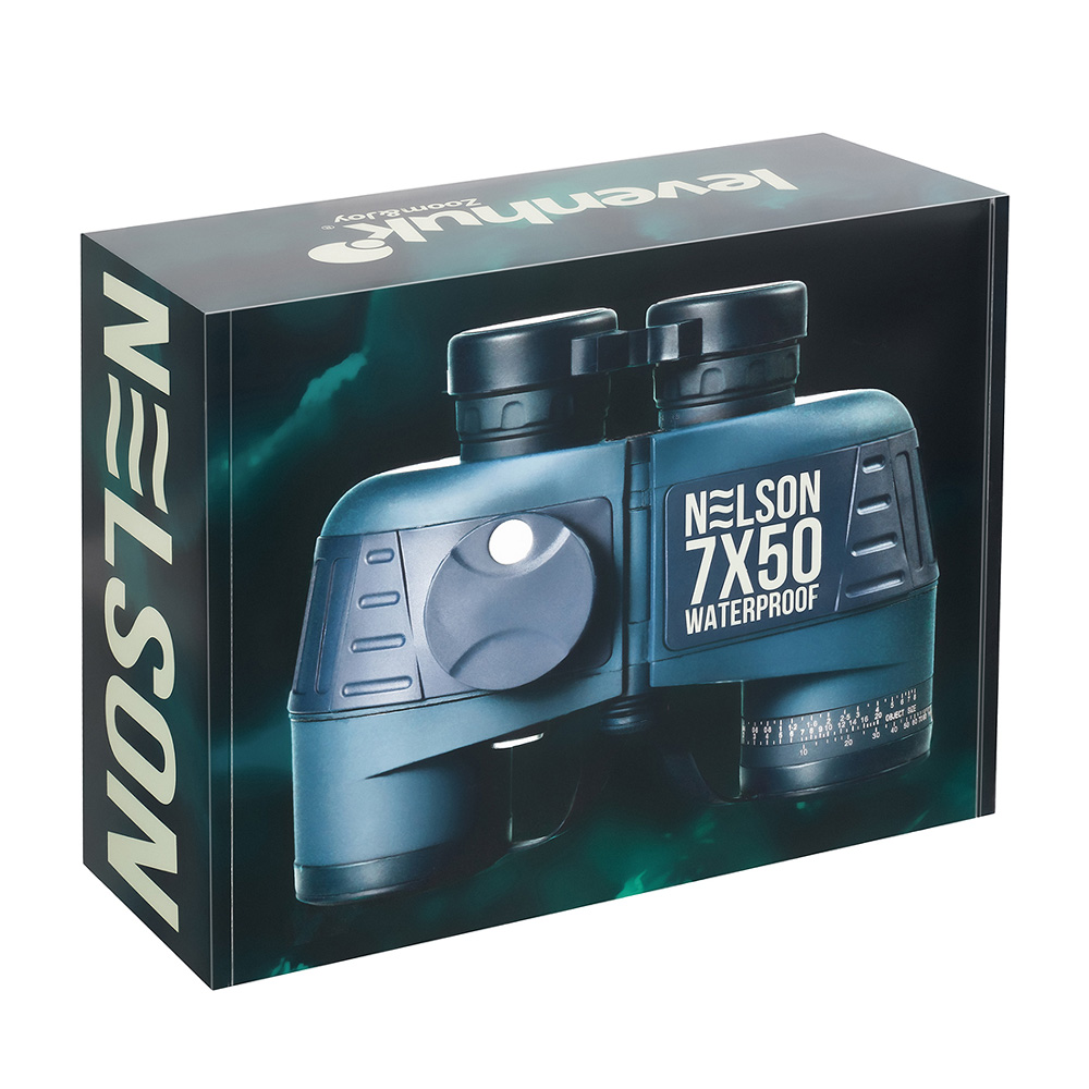 Бинокль Levenhuk Nelson 7x50 с сеткой и компасом