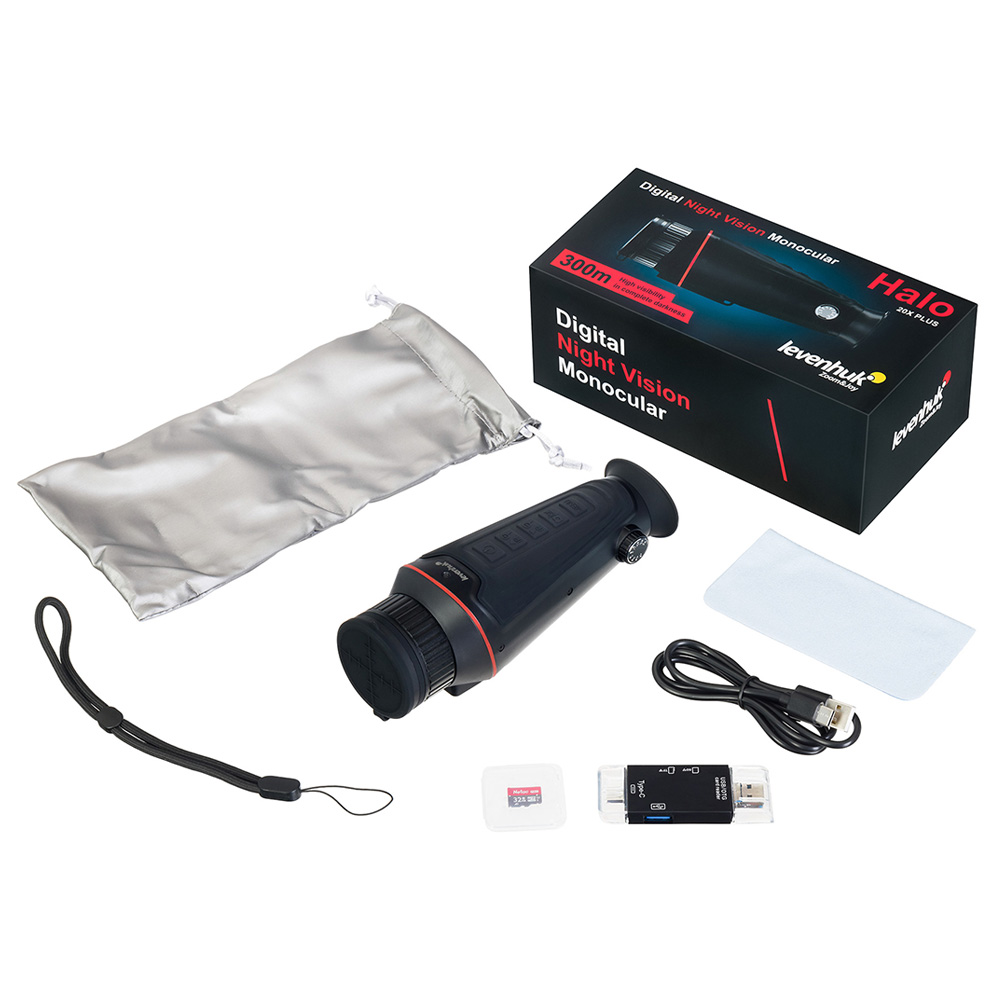 Монокуляр цифровой Levenhuk Halo 20X PLUS