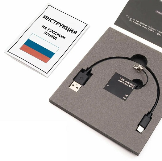 Диктофон EDIC-mini Deni A151