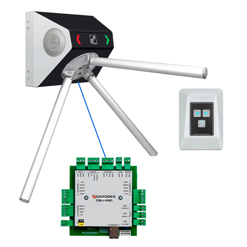 Электронная навесная проходная CARDDEX STL-02NEC