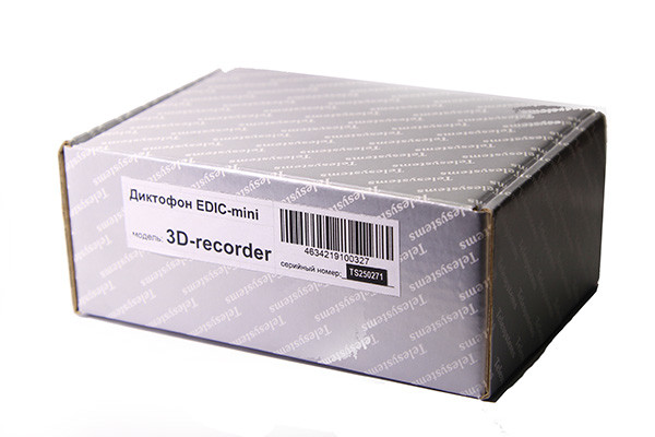 Мини диктофон EDIC-mini 3D-recorder