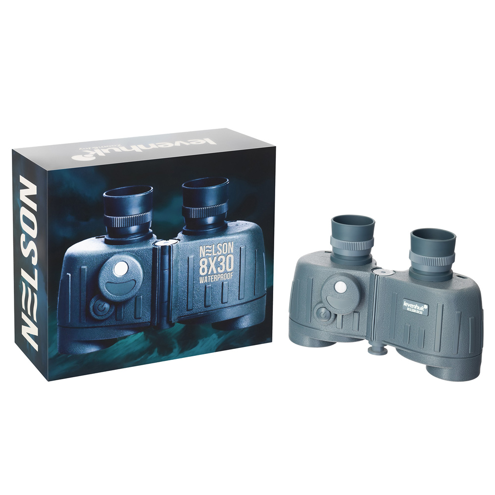 Бинокль Levenhuk Nelson 8x30 с сеткой и компасом