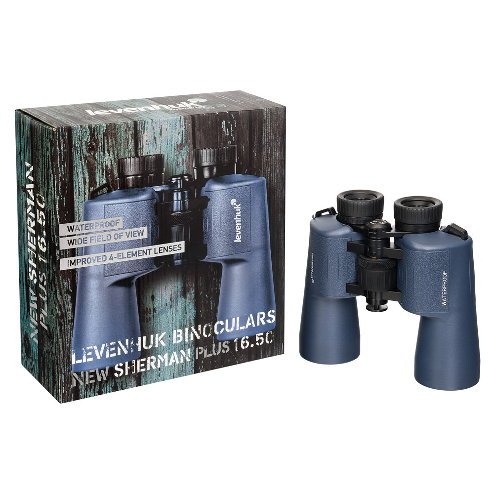 Бинокль Levenhuk New Sherman PLUS 16x50