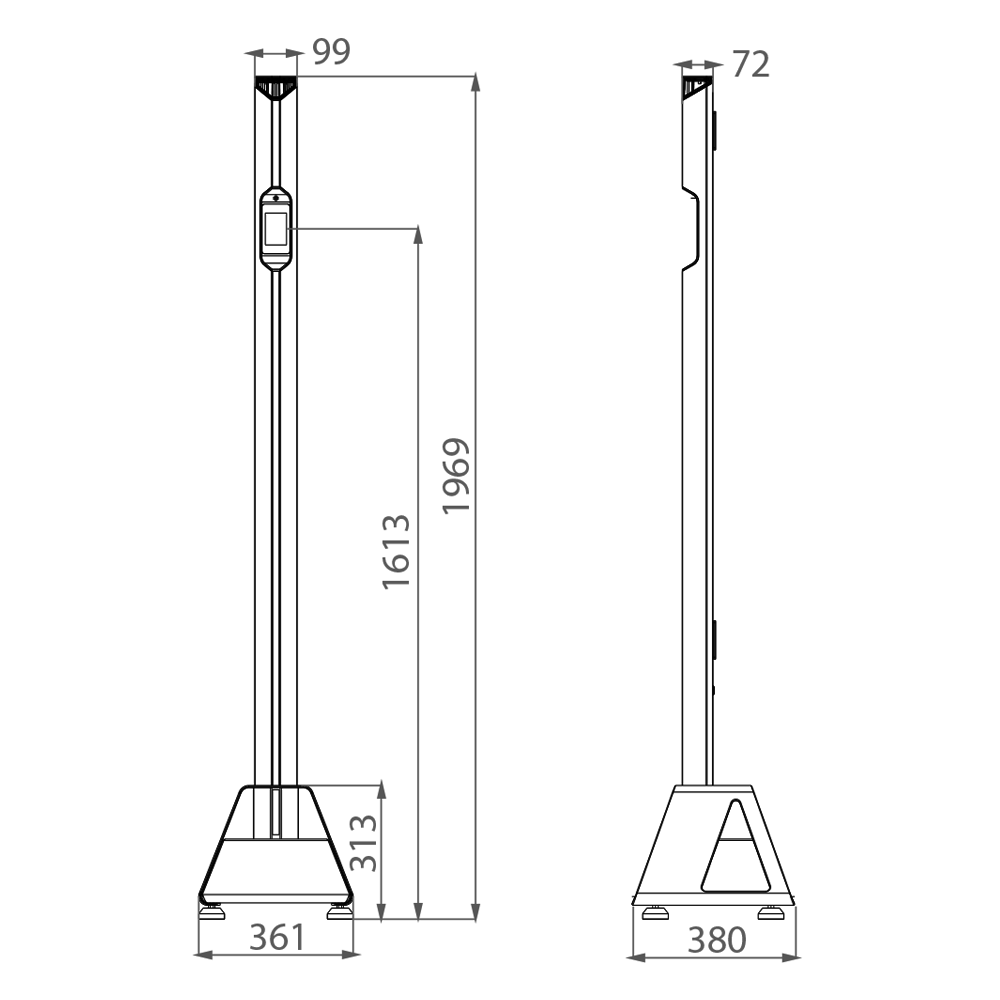 Монопанель ZKTeco MDS100