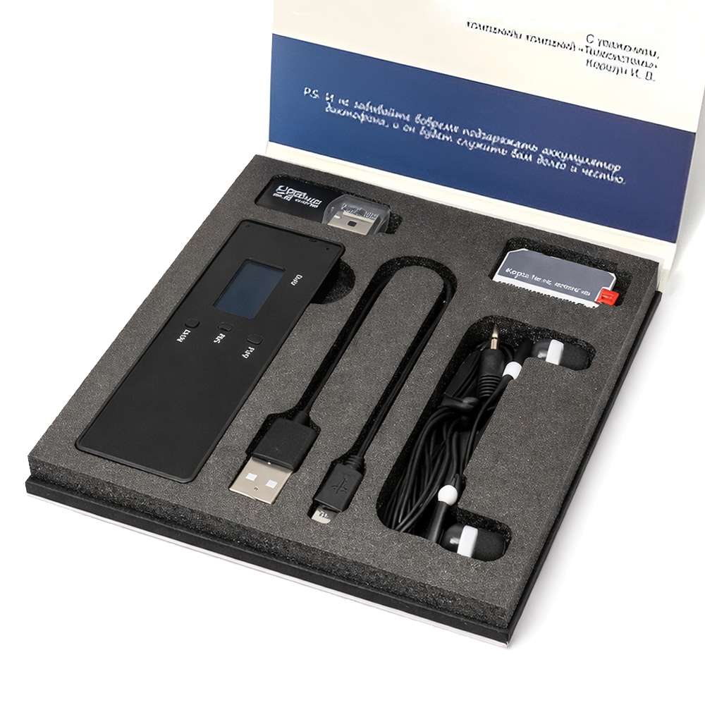 Мини диктофон EDIC-mini Ray+ A105