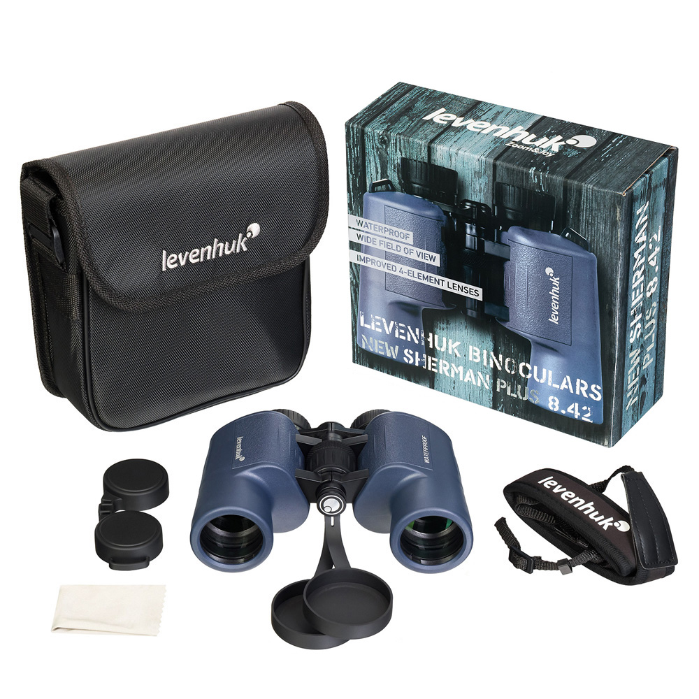 Бинокль Levenhuk New Sherman PLUS 8x42