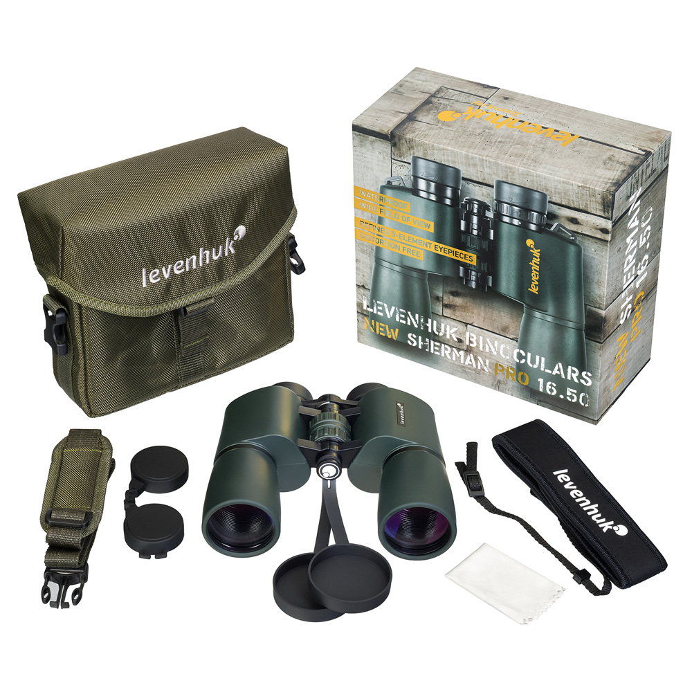 Бинокль Levenhuk New Sherman PRO 16x50