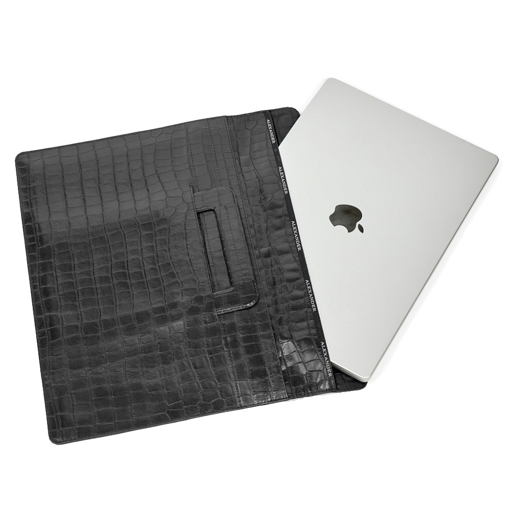 Сумка Фарадея для защиты ноутбука от кражи информации Faraday Bag NS1 Black Croc