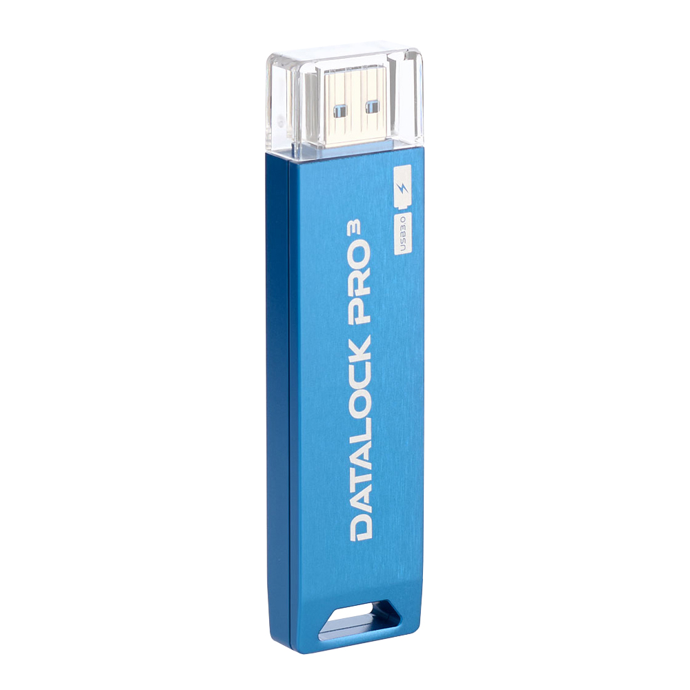 Флешка с пин кодом DataLock PRO3 Blue 64 Gb USB 3.0