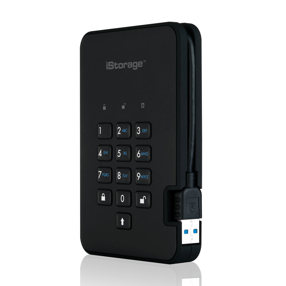 SSD-диск с аппаратным шифрованием iStorage DiskAshur2 SSD 128Gb