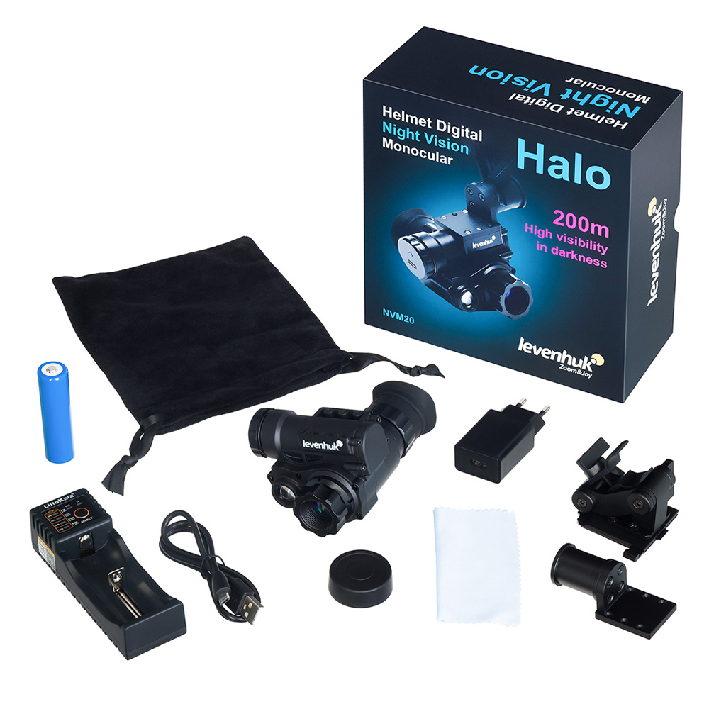 Монокуляр на шлем Levenhuk Halo NVM20 Helmet