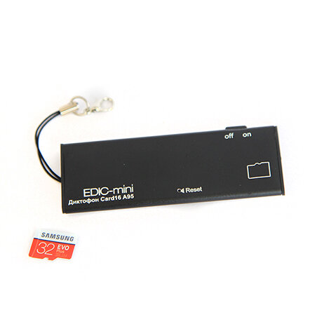 Диктофон EDIC-Mini Card16 A95