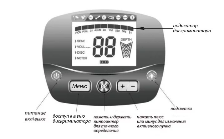 Металлоискатель V-60