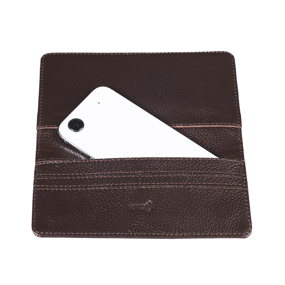 Чехол портмоне фарадея для телефона Faraday Bag PS2 Brown