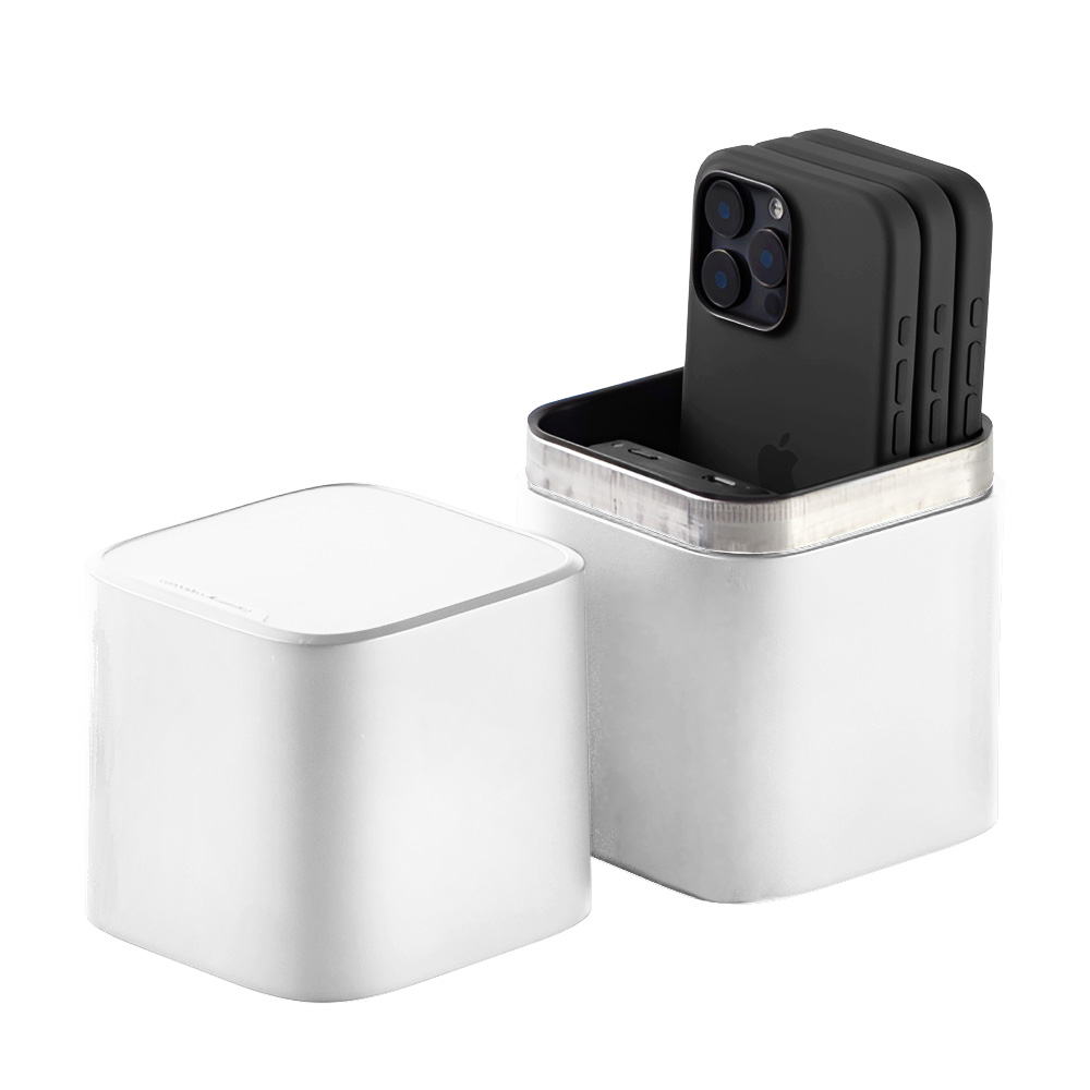 Капсула Фарадея для блокировки смартфонов белая