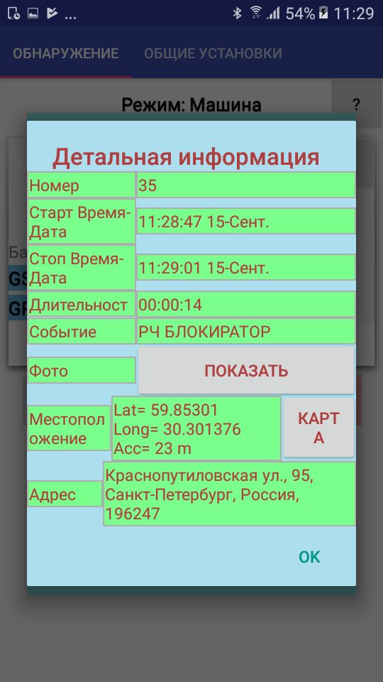 Обнаружитель подавителей сотовой связи ST-171 