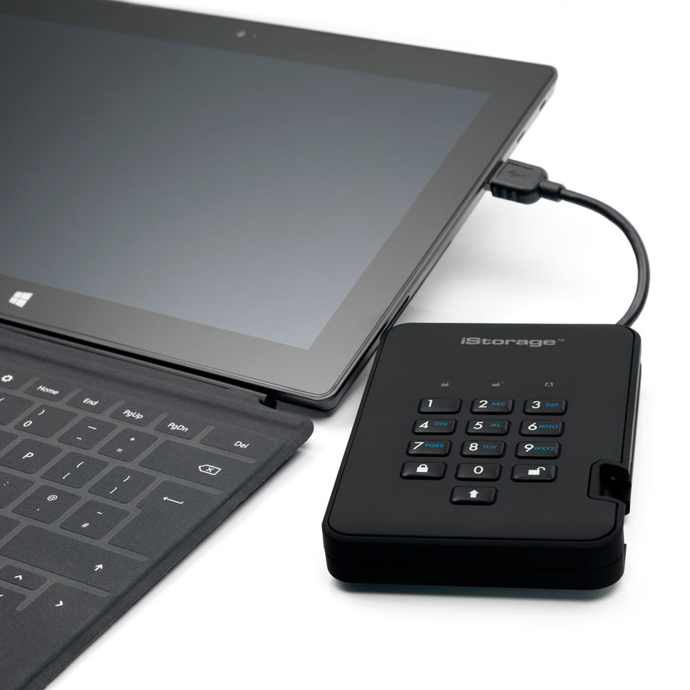 SSD-диск с аппаратным шифрованием iStorage DiskAshur2 SSD 128Gb