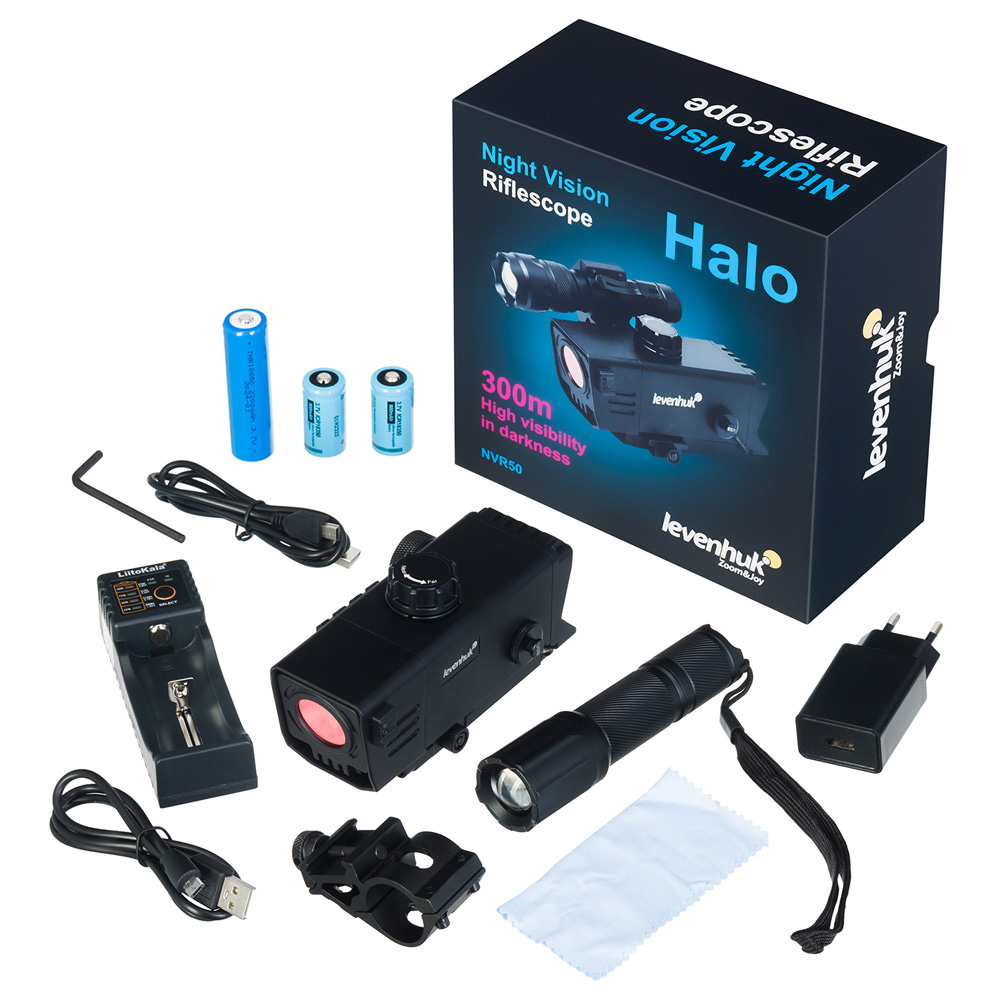 Монокуляр Levenhuk Halo NVR50 с прицельным крепежом