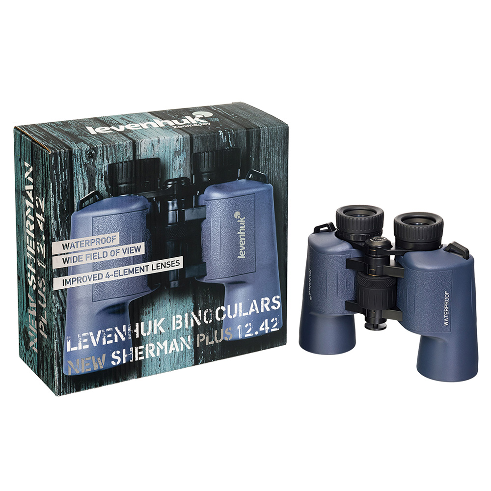 Бинокль Levenhuk New Sherman PLUS 12x42