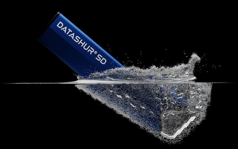 Аппаратный модуль шифрования iStorage datAshur SD защищенный флеш-накопитель с аппаратным шифрованием данных, пин-кодом