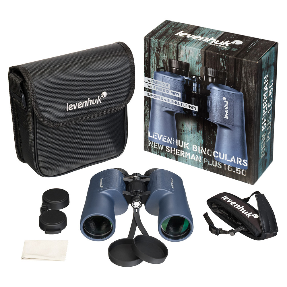 Бинокль Levenhuk New Sherman PLUS 10x50