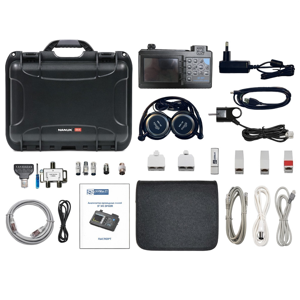 анализатор проводных линий st 301 spider