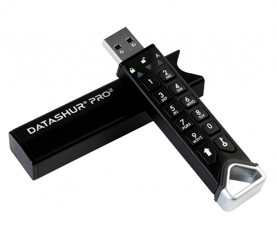 iStorage DatAshur PRO2 64 Gb защищенный флеш-накопитель с аппаратным шифрованием данных, пин-кодом