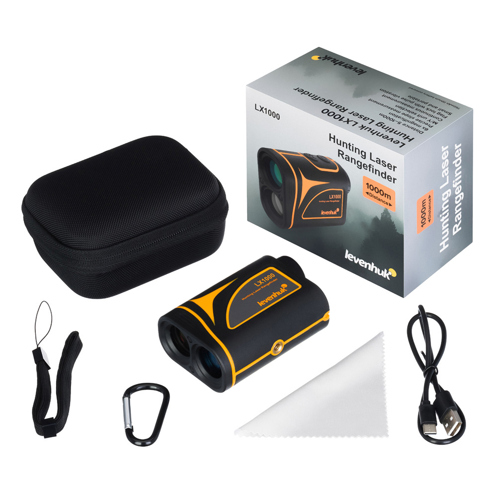 Лазерный дальномер для охоты Levenhuk LX1500