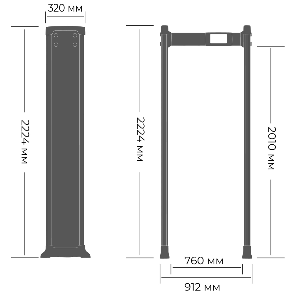 Арочный металлодетектор Блокпост Матрёшка PC Vx 100 (1|3)