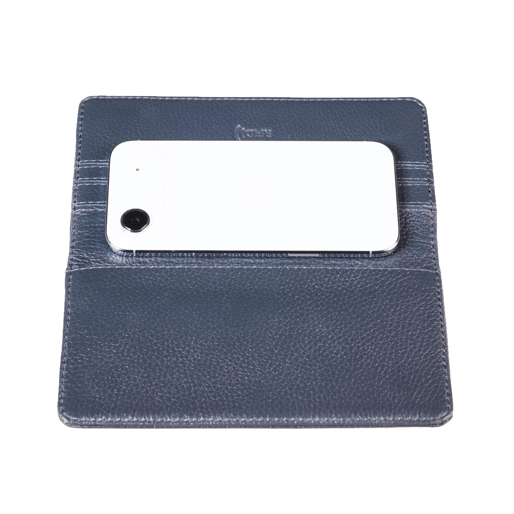 Чехол портмоне фарадея для телефона Faraday Bag PS2 Blue