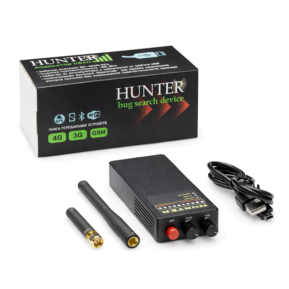 Детектор жучков прослушки Hunter