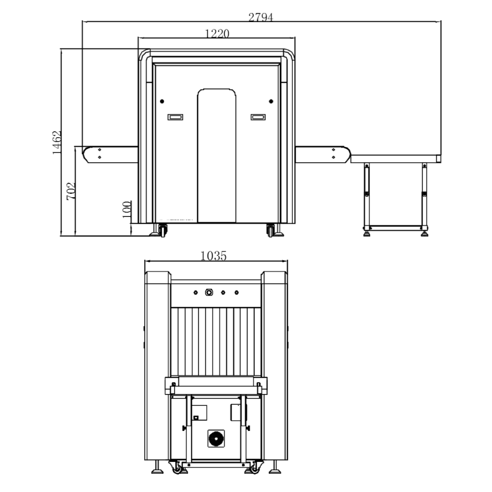 Интроскоп ZKTeco ZKX6550