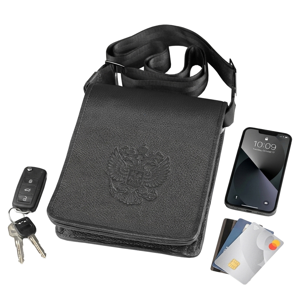 Мини сумка фарадея для гаджетов Faraday Bag DS-2 Black