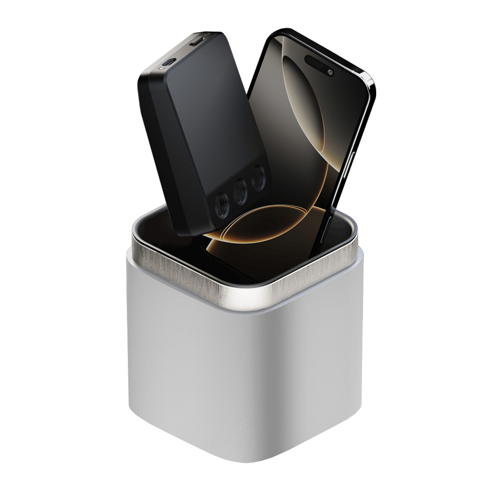 Капсула Фарадея для блокировки смартфонов серая