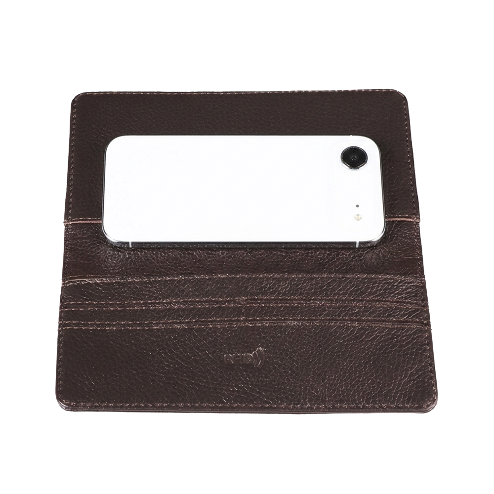 Чехол портмоне фарадея для телефона Faraday Bag PS2 Brown