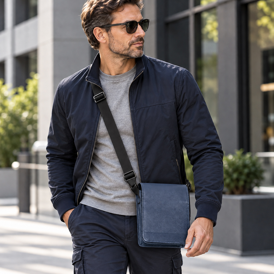 Мини сумка фарадея для гаджетов Faraday Bag DS-2 Blue