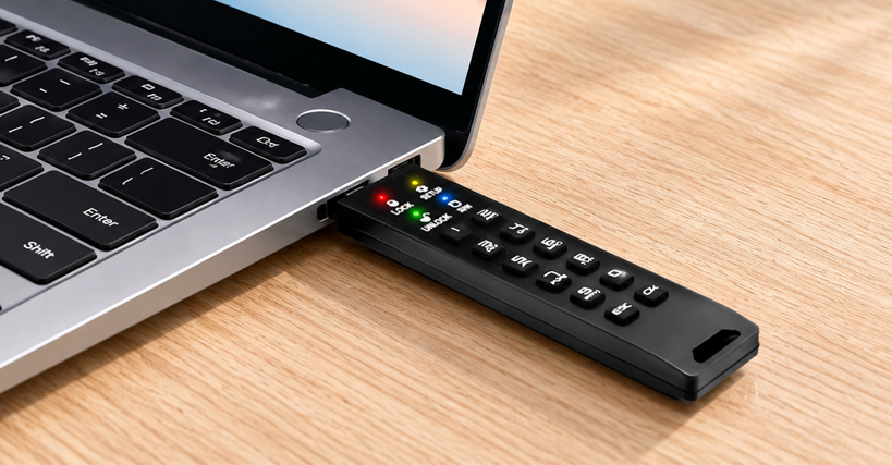 Защищенный USB-накопитель DataLock PRO4 256 ГБ