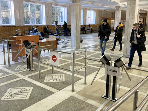 Калитка-антипаника ASP с электромагнитным замком