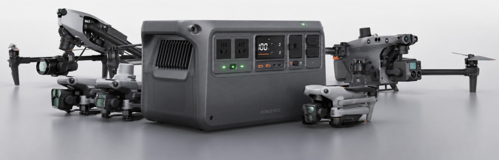 Источник питания DJI Power 1000 для сверхбыстрой зарядки дронов DJI