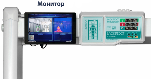 Арочный металлодетектор Блокпост РС Z 600 M с тепловизором Delta 100