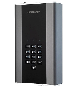 Защищенный флеш накопитель с пин-кодом iStorage DiskAshur DT2 16TB