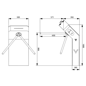 Турникет-трипод Блокпост Vector 100